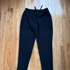 Ladies Spanx xl Black Jogger Pants - Casual Drawstring Tapered Fit